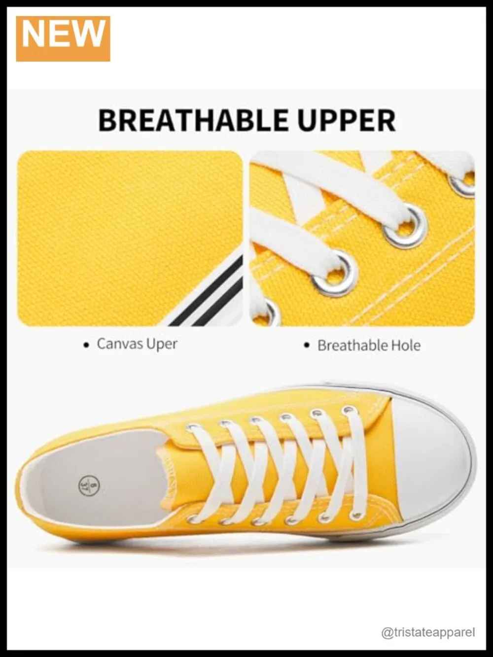Women's Platform Sneakers Canvas Lace-Up Breathable Casual Shoes
